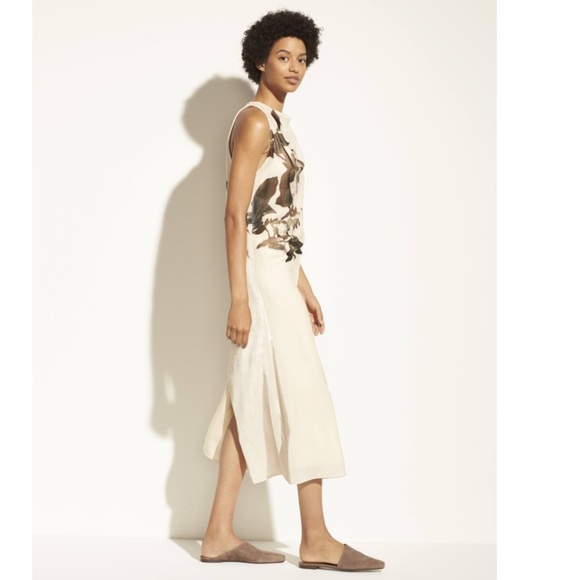 Vince Lisianthus Cowl Neck Sleeveless Dress - Picture 3 of 10